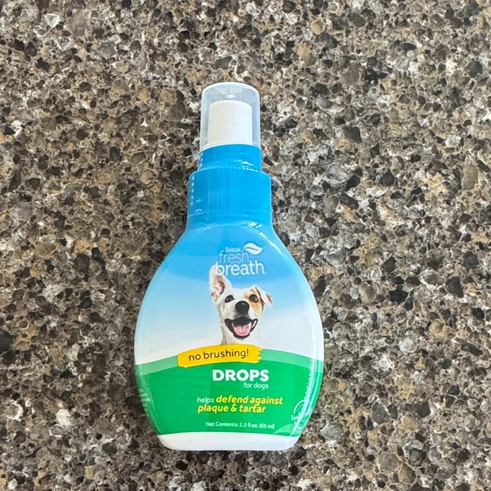 NEW Tropiclean Fresh Breath Drops for Dogs